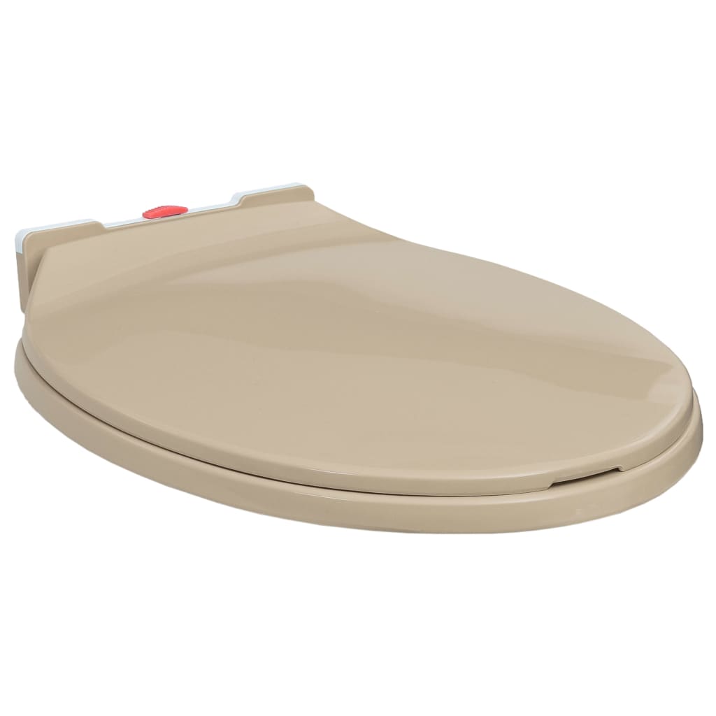 Vixl Capac Wc Cu Închidere Silențioasă, Eliberare Rapidă, Gri, Oval
