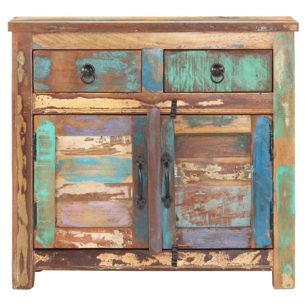 Servantă, 70 X 35 X 65 Cm, Lemn Masiv Reciclat