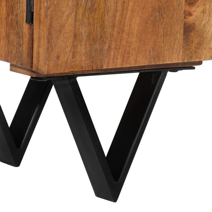 Comodă Tv, 140 X 30 X 46 Cm, Lemn Masiv De Mango