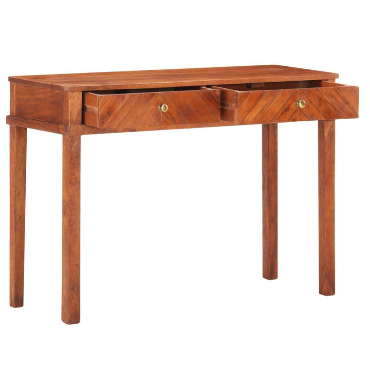 Dulap Consolă, 110 X 40 X 76 Cm, Lemn Masiv De Acacia