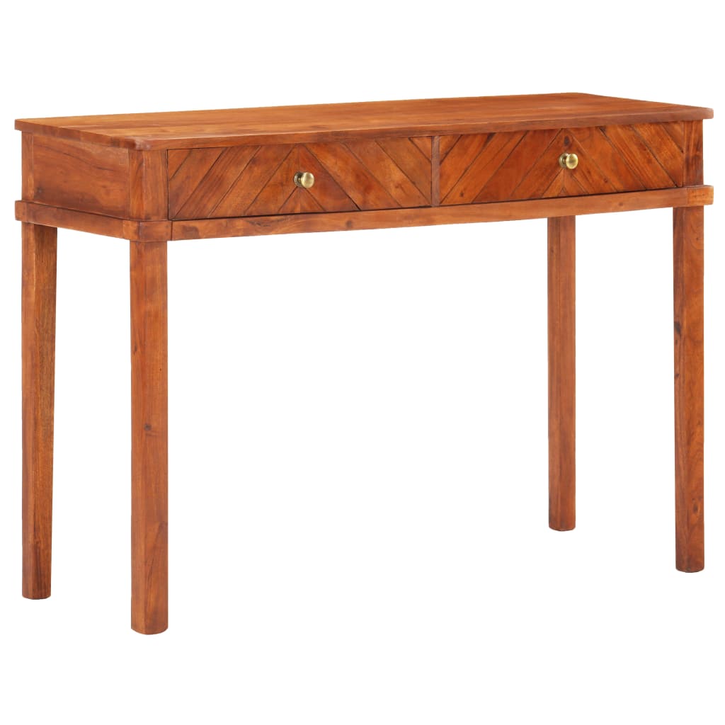 Dulap Consolă, 110 X 40 X 76 Cm, Lemn Masiv De Acacia