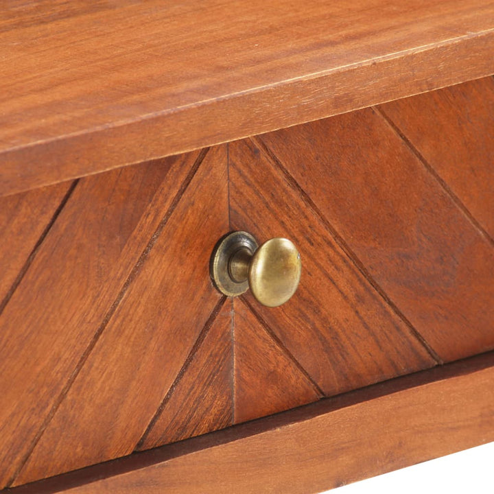 Dulap Consolă, 110 X 40 X 76 Cm, Lemn Masiv De Acacia