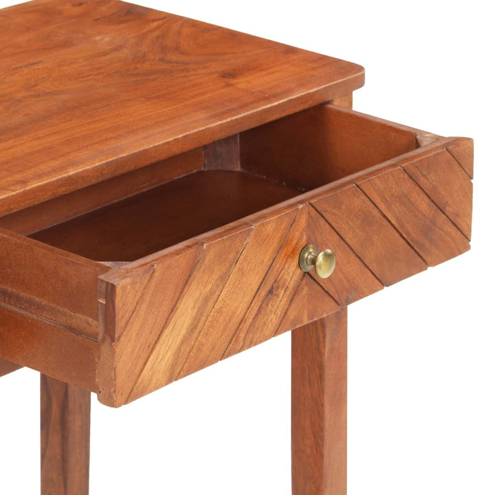Dulap Consolă, 110 X 40 X 76 Cm, Lemn Masiv De Acacia