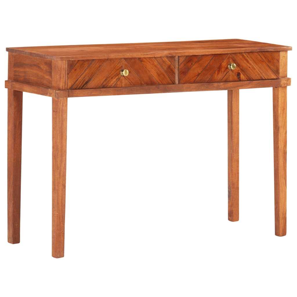 Dulap Consolă, 110 X 40 X 76 Cm, Lemn Masiv De Acacia