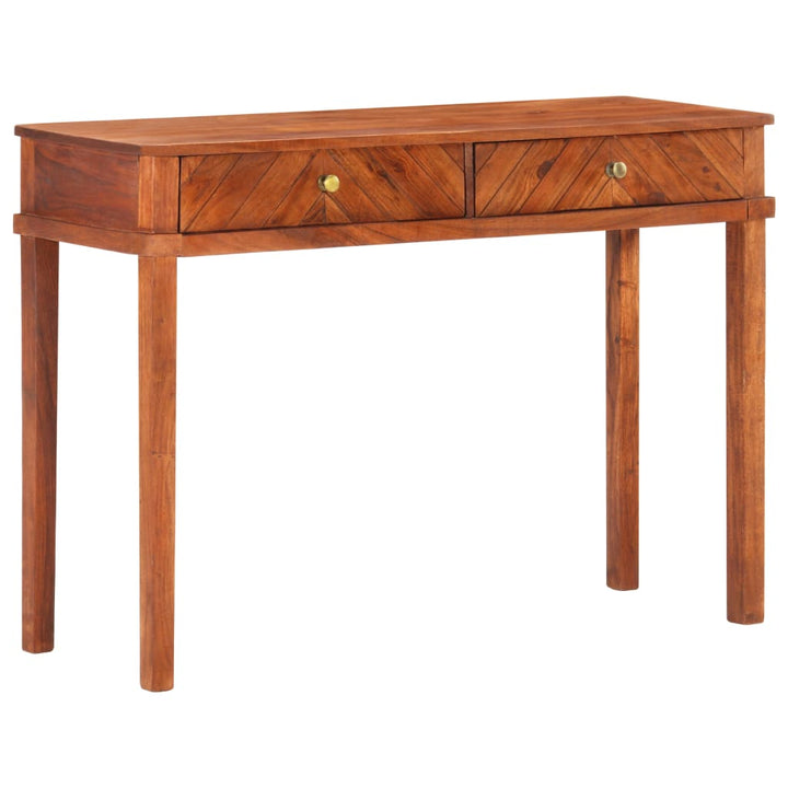 Dulap Consolă, 110 X 40 X 76 Cm, Lemn Masiv De Acacia
