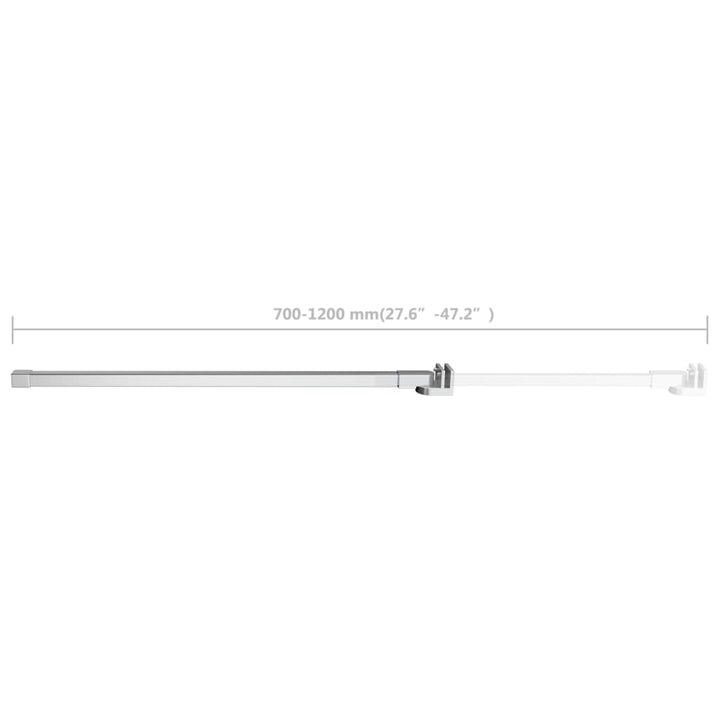 Tijă De Susținere Pentru Baie, 70-120 Cm, Oțel Inoxidabil