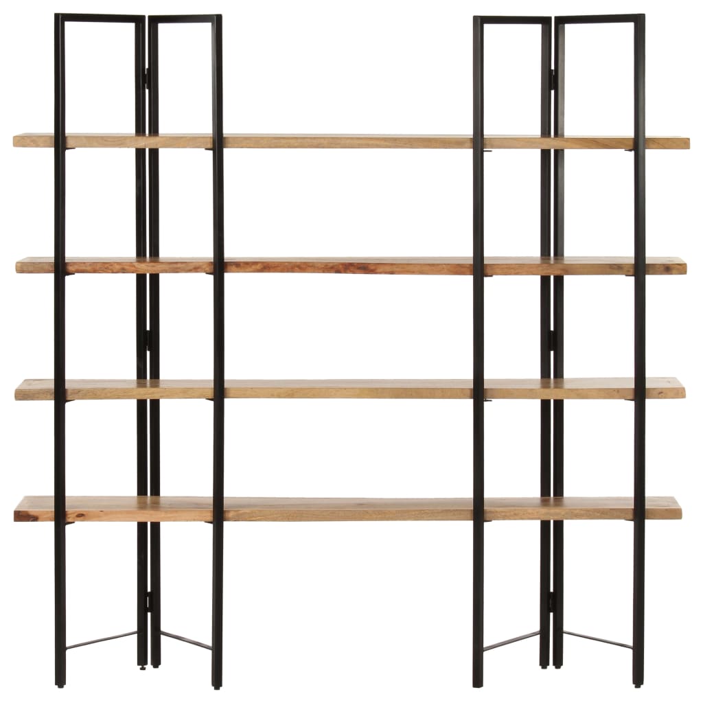 Bibliotecă Cu 4 Niveluri, 160X35X, Lemn Masiv De Mango