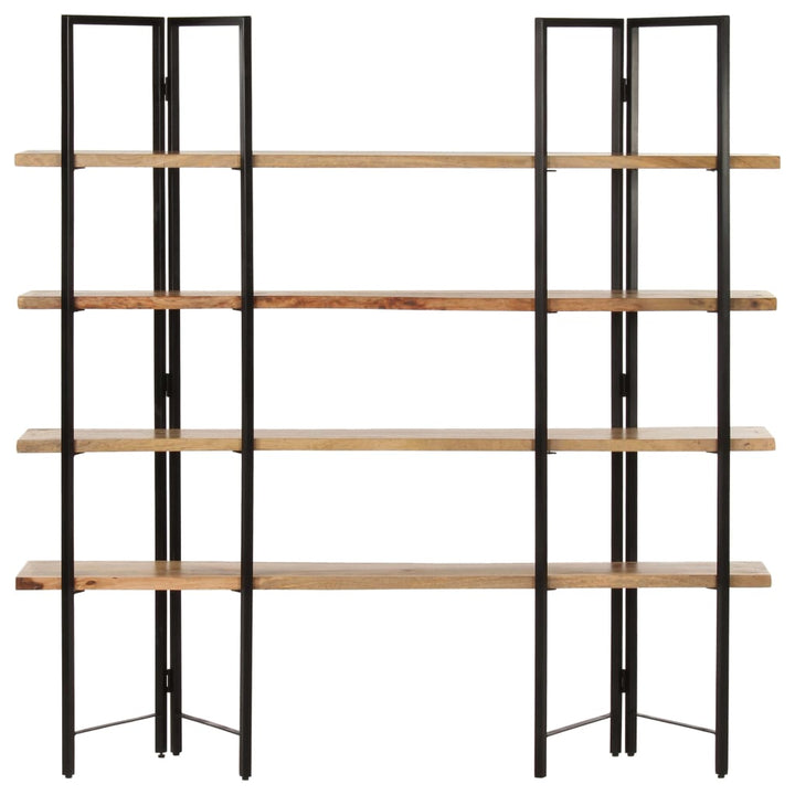 Bibliotecă Cu 4 Niveluri, 160X35X, Lemn Masiv De Mango