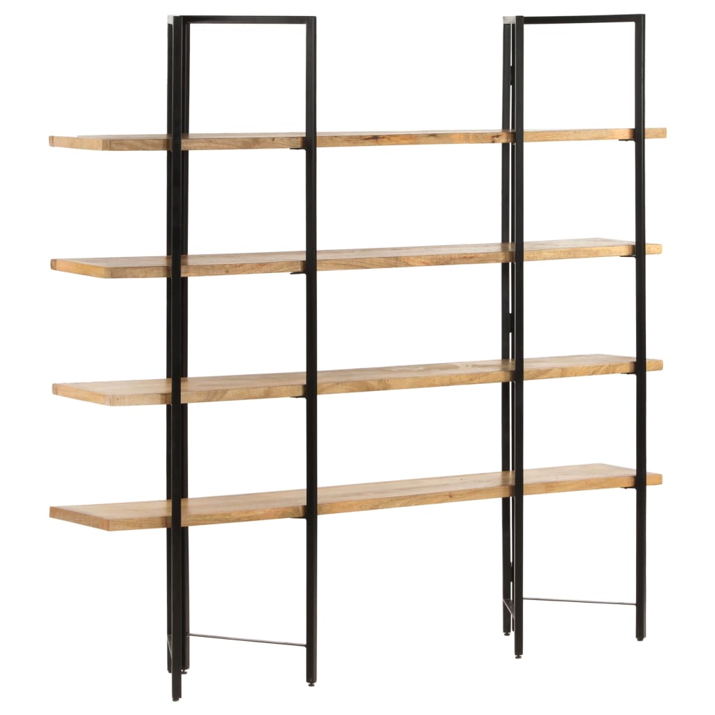 Bibliotecă Cu 4 Niveluri, 160X35X, Lemn Masiv De Mango