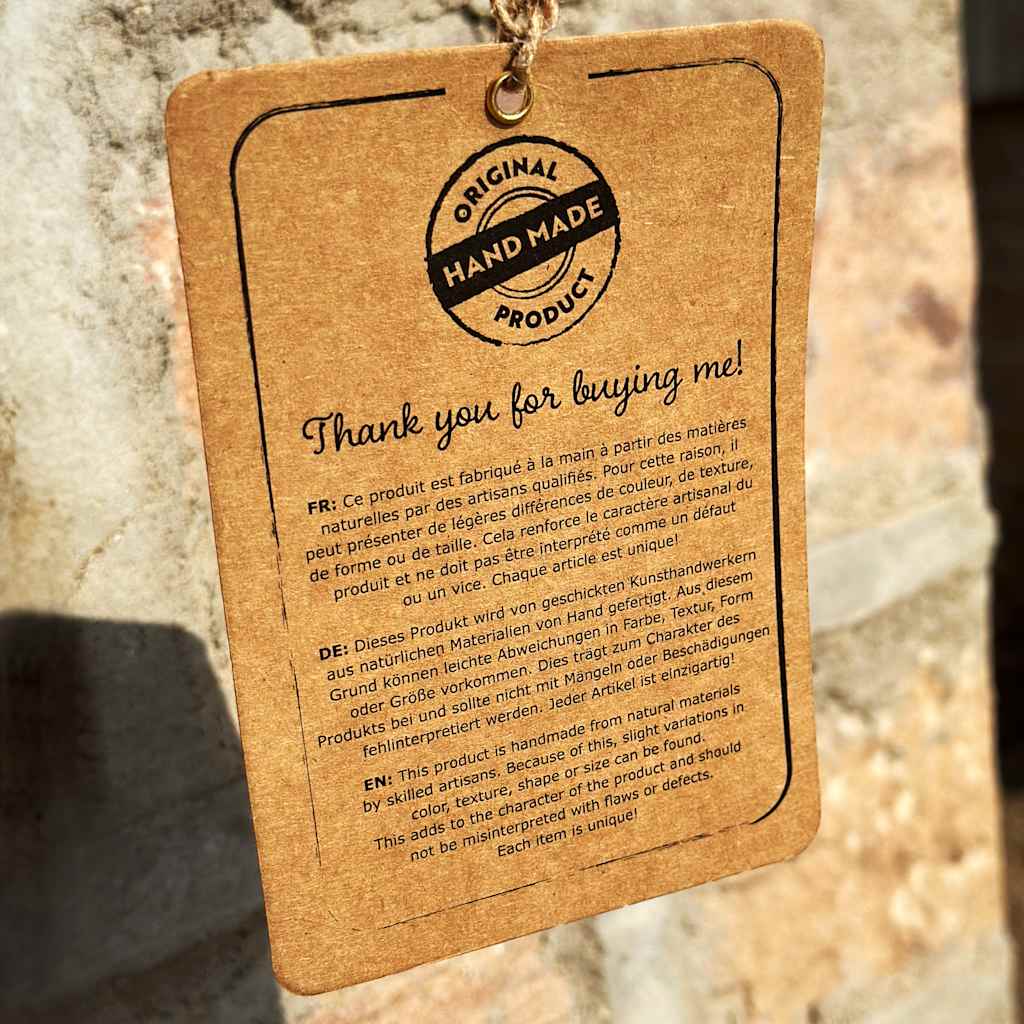 Bancă Turnbock Vintage Cu Mânere, Piele Naturală De Capră