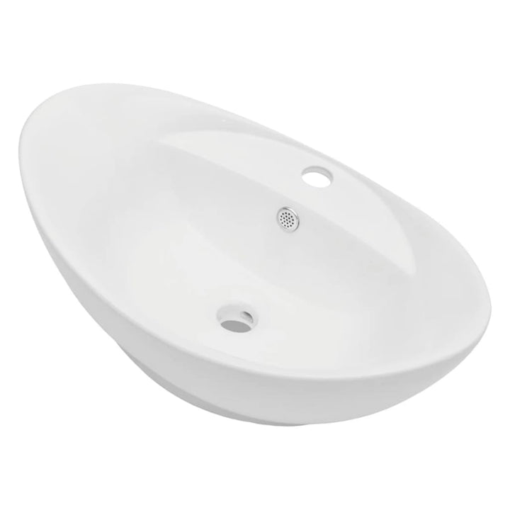 Set Mobilier De Baie Din Două Piese, Stejar, Ceramică