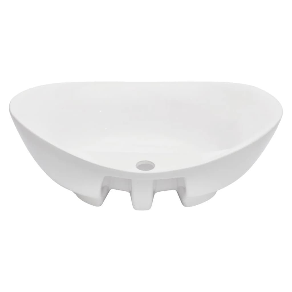 Set Mobilier De Baie Din Două Piese, Stejar, Ceramică