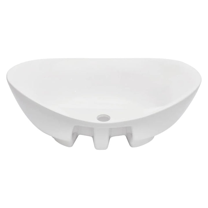 Set Mobilier De Baie Din Două Piese, Stejar, Ceramică