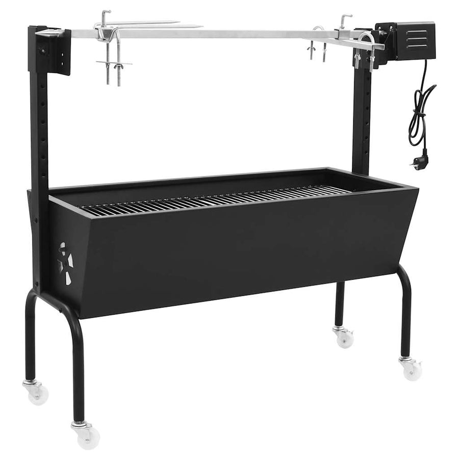 Grătar Cu Rotisor Electric, Oțel Inoxidabil