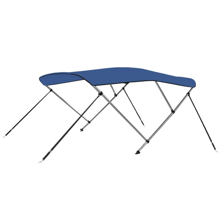 Parasolar Barcă Bimini Cu 2 Arcuri, Bleumarin,