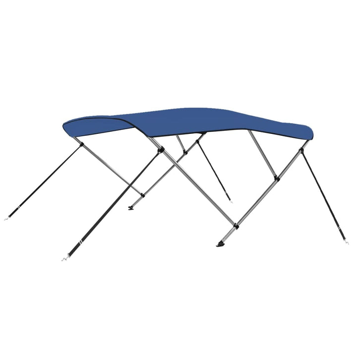 Parasolar Barcă Bimini Cu 2 Arcuri, Bleumarin,