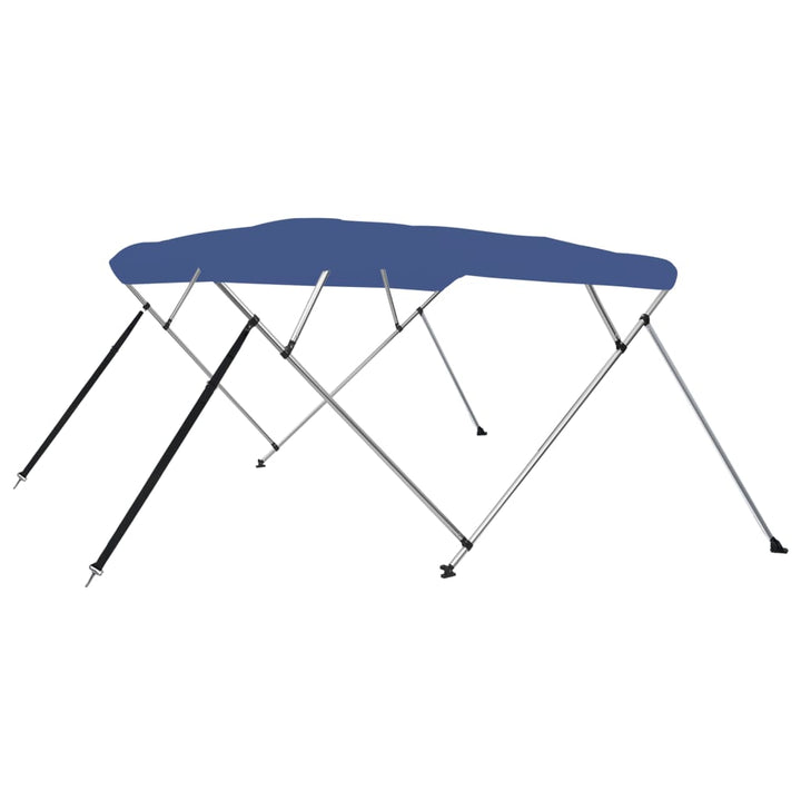 Parasolar Barcă Bimini Cu 2 Arcuri, Bleumarin,