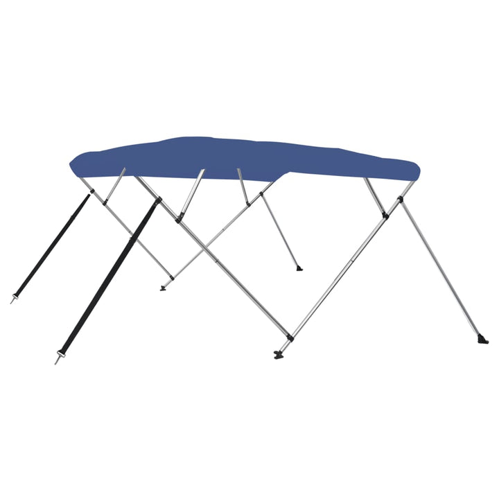 Parasolar Barcă Bimini Cu 2 Arcuri, Bleumarin,