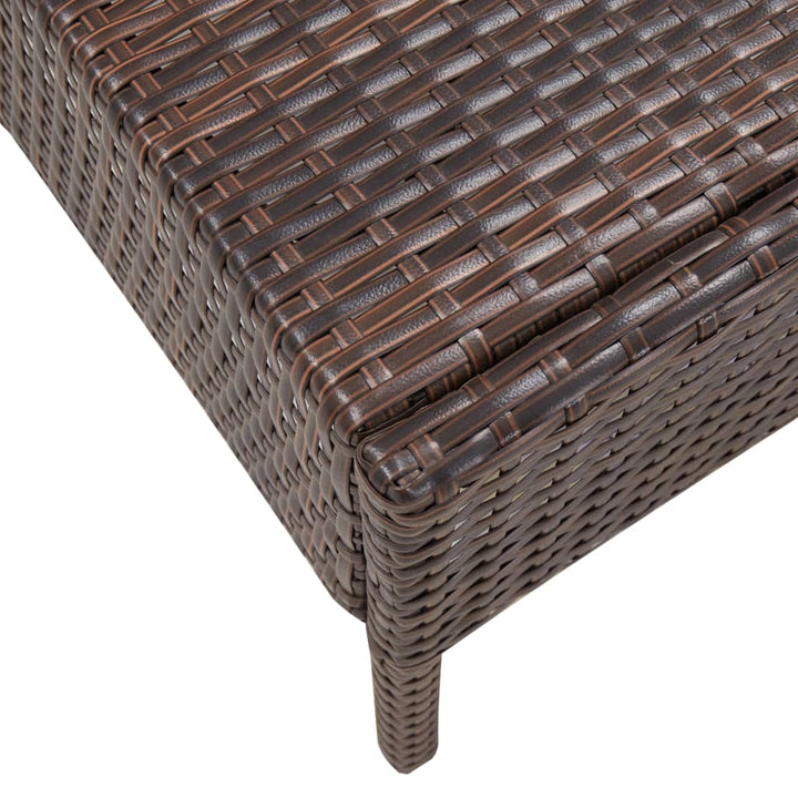 Set Canapele De Grădină Cu Perne, 5 Piese, , Poliratan
