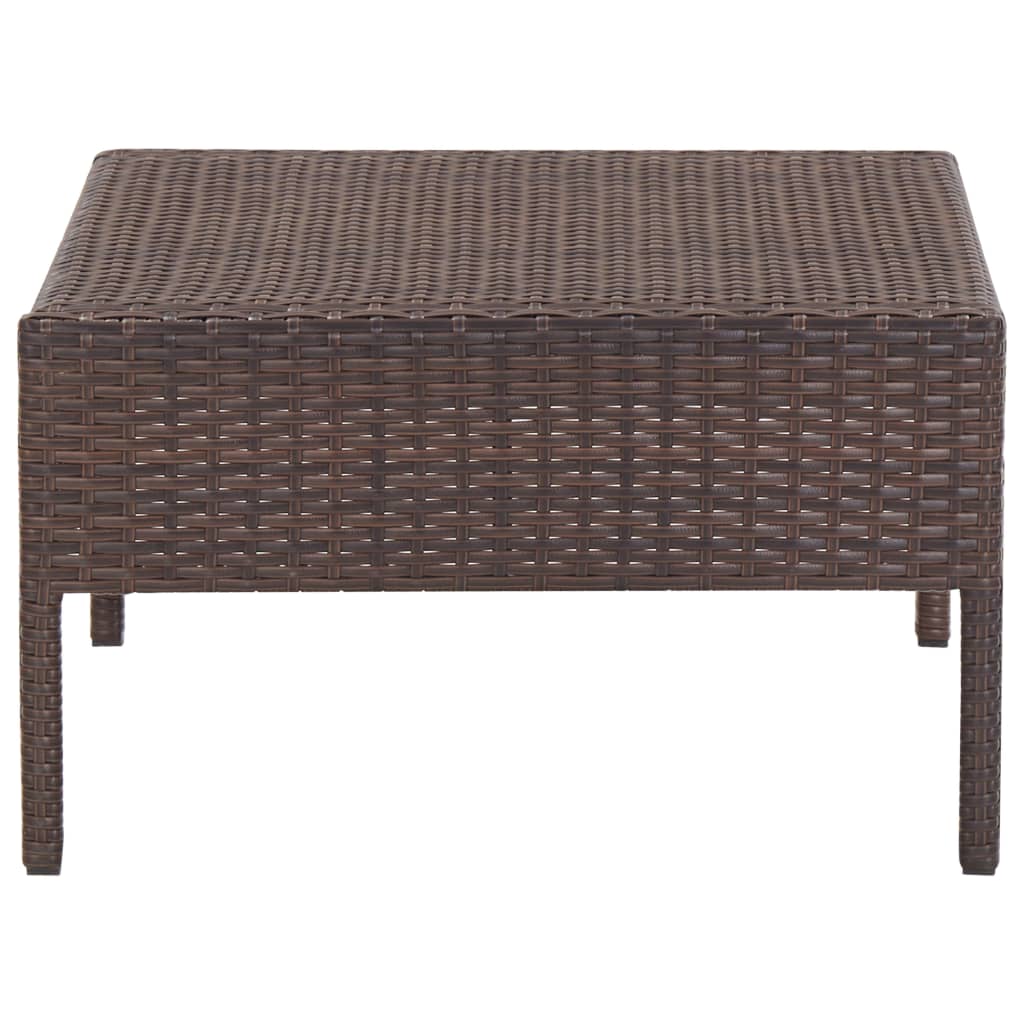 Set Canapele De Grădină Cu Perne, 5 Piese, , Poliratan