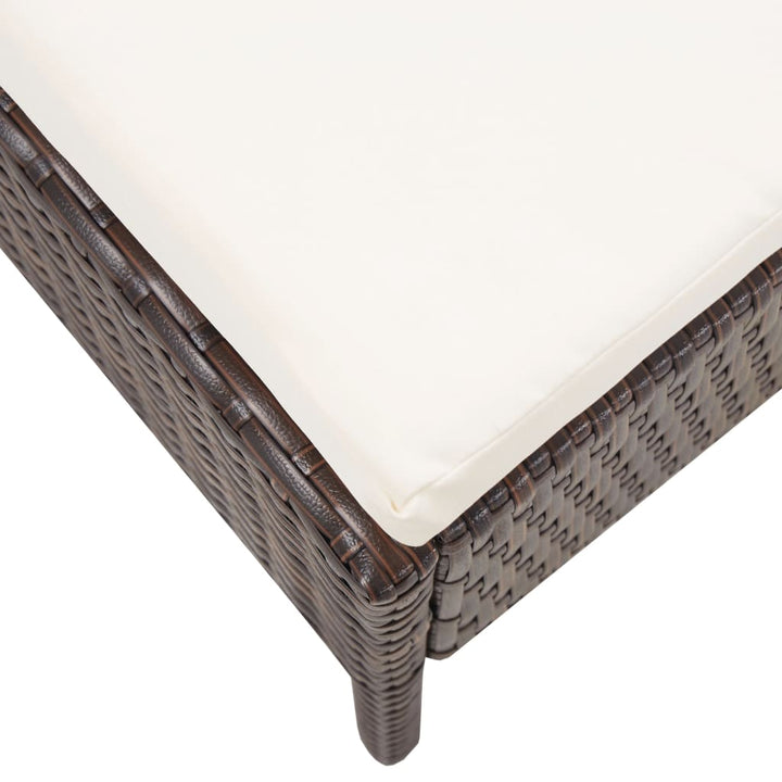 Set Canapele De Grădină Cu Perne, 5 Piese, , Poliratan