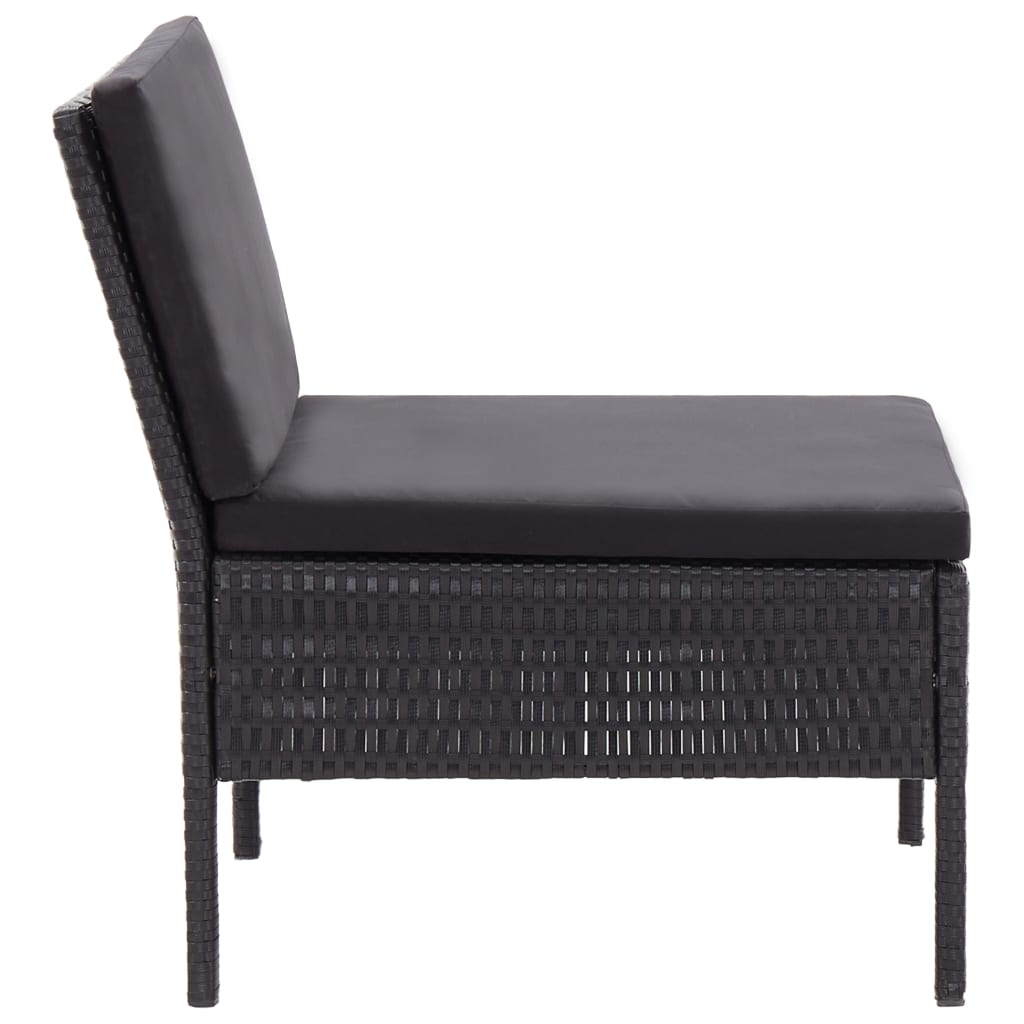 Set Mobilier De Grădină Cu Perne, 8 Piese, , Poliratan