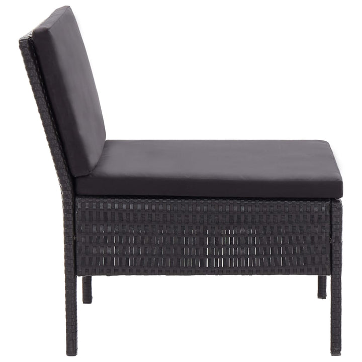 Set Mobilier De Grădină Cu Perne, 8 Piese, , Poliratan