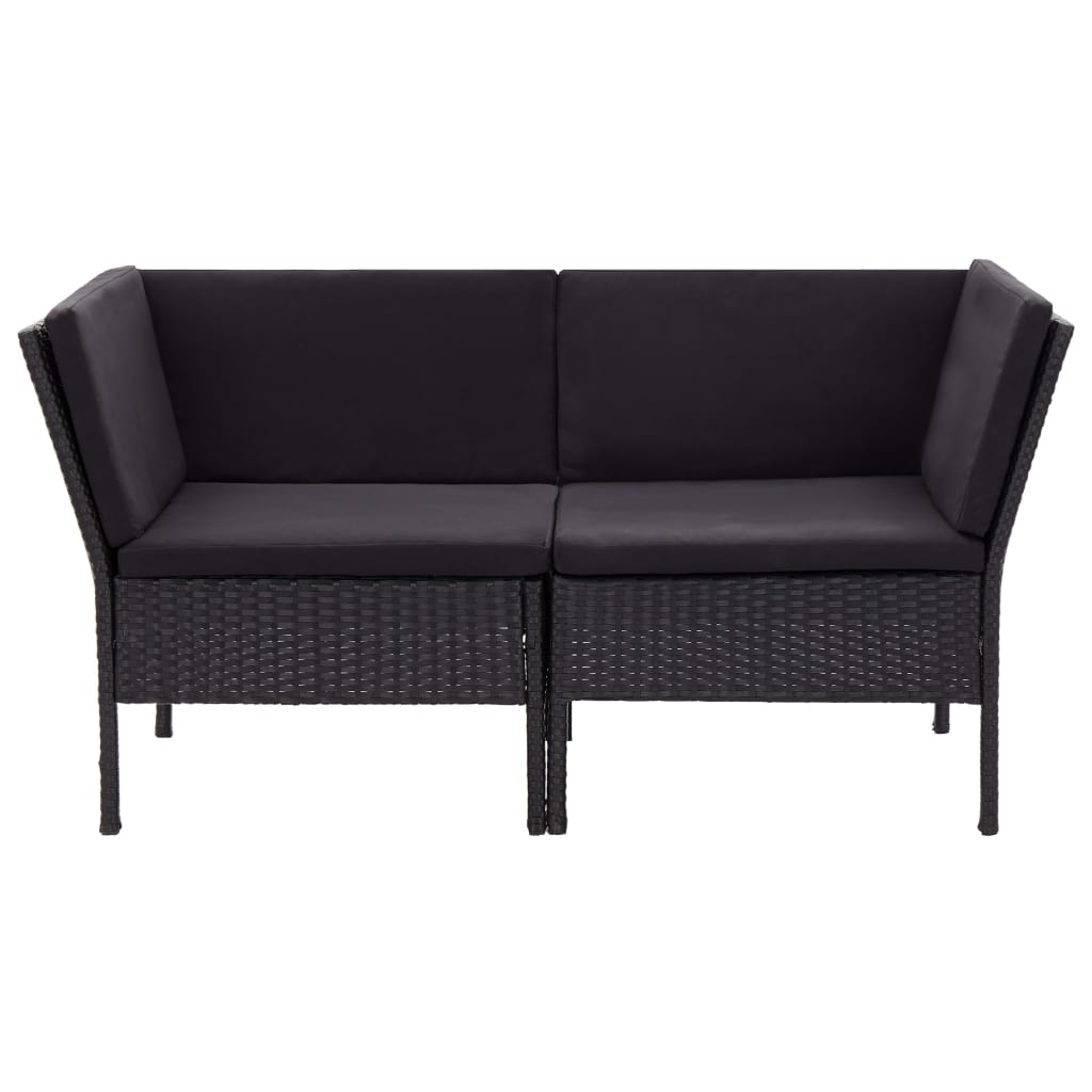 Set Mobilier De Grădină Cu Perne, 8 Piese, , Poliratan