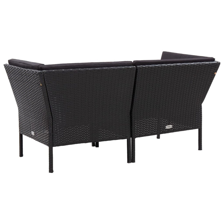 Set Mobilier De Grădină Cu Perne, 8 Piese, , Poliratan