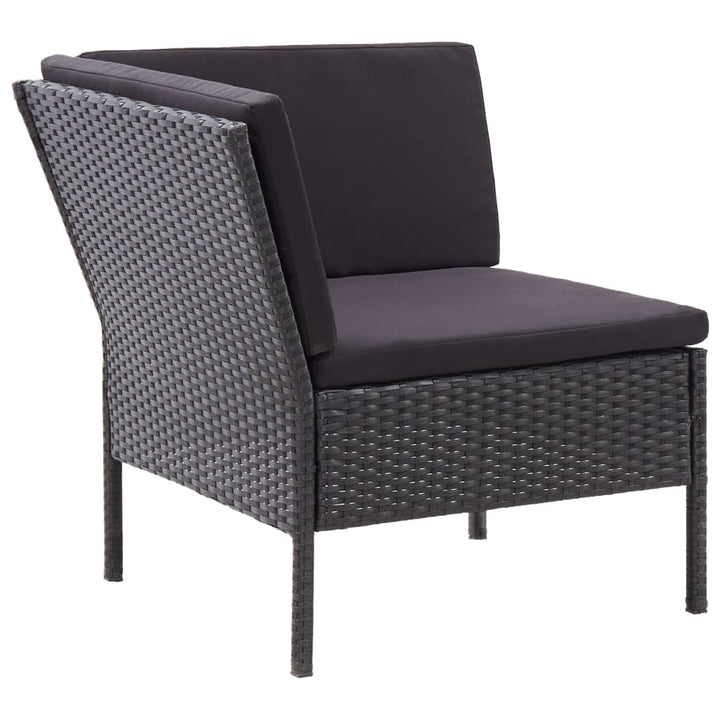 Set Mobilier De Grădină Cu Perne, 8 Piese, , Poliratan