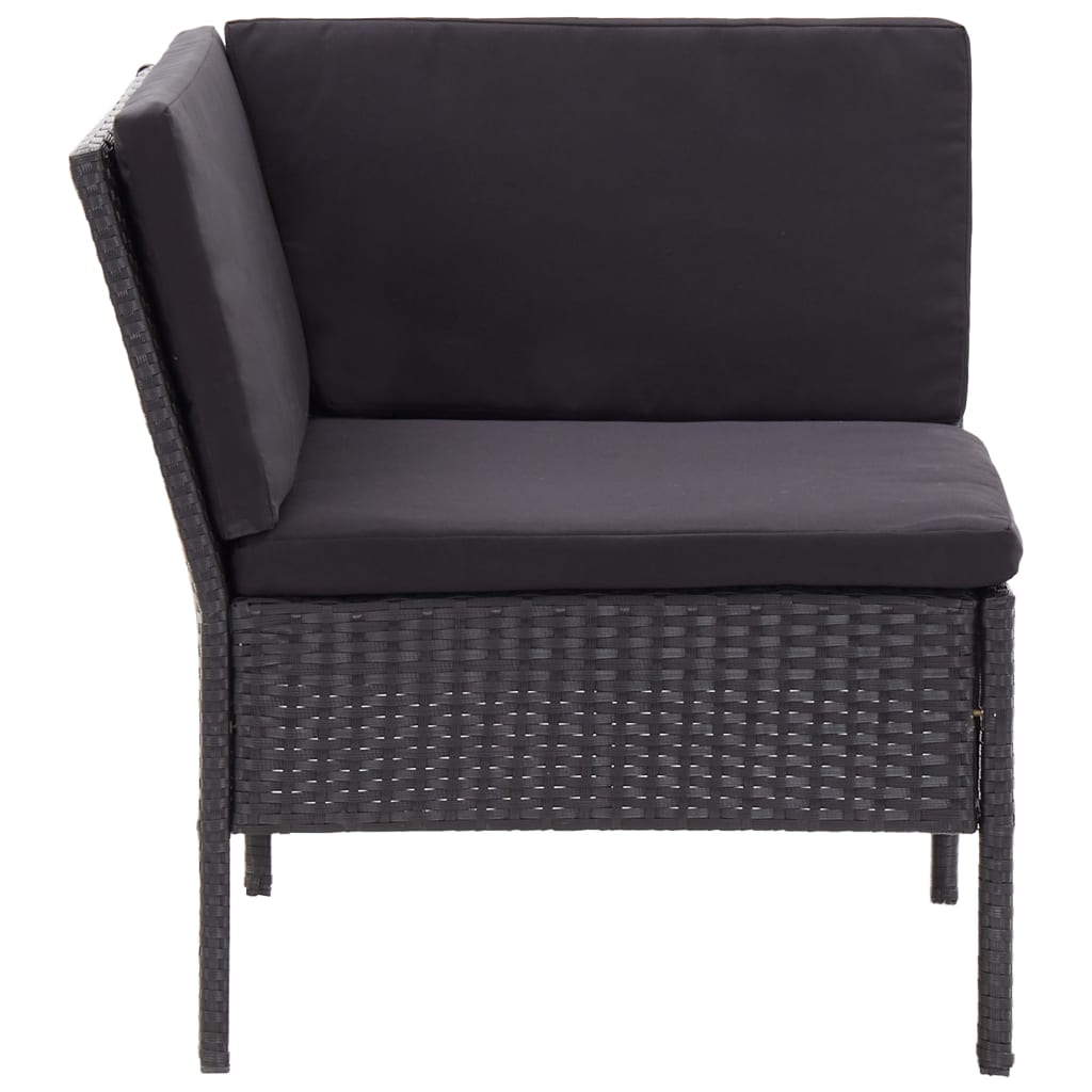Set Mobilier De Grădină Cu Perne, 8 Piese, , Poliratan