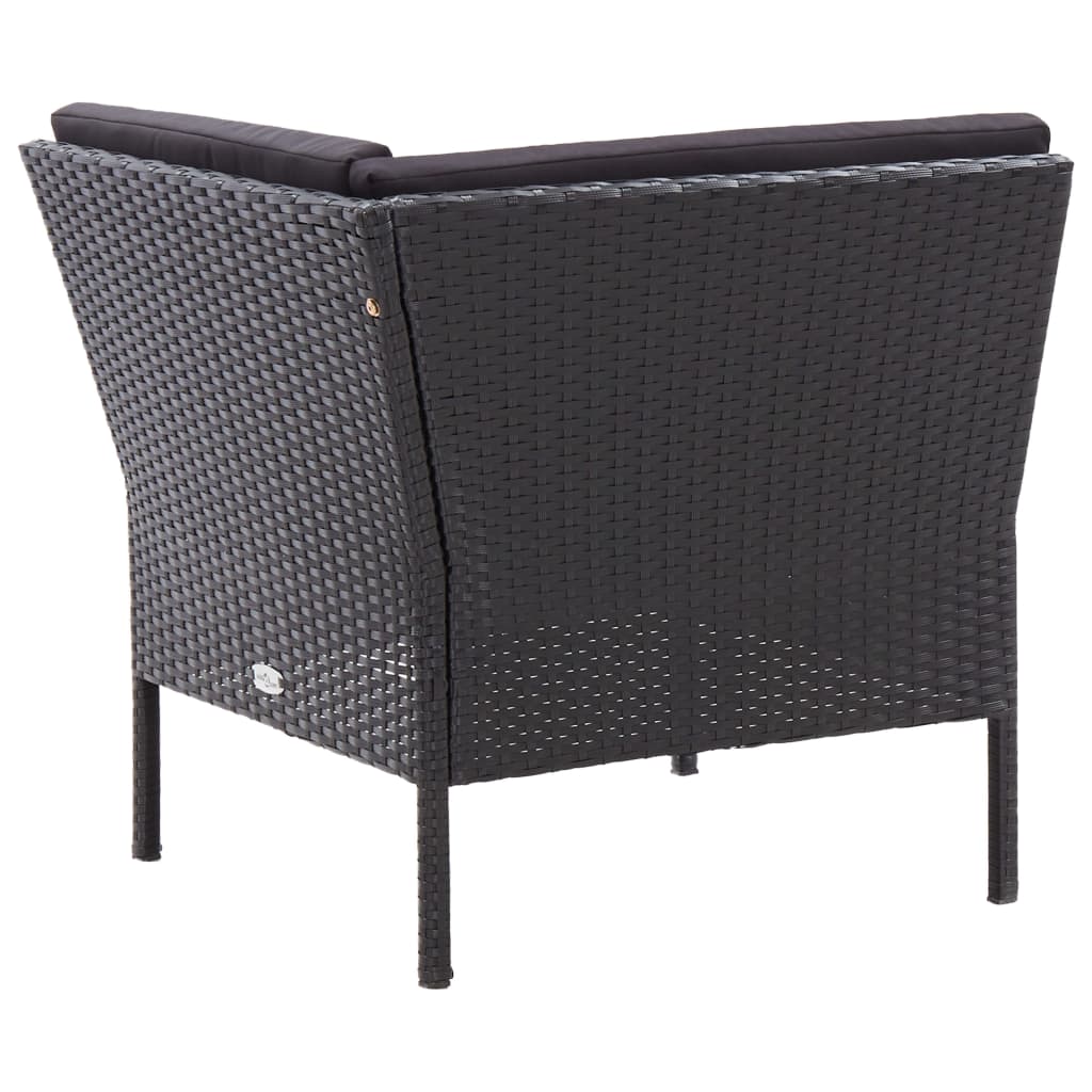 Set Mobilier De Grădină Cu Perne, 8 Piese, , Poliratan