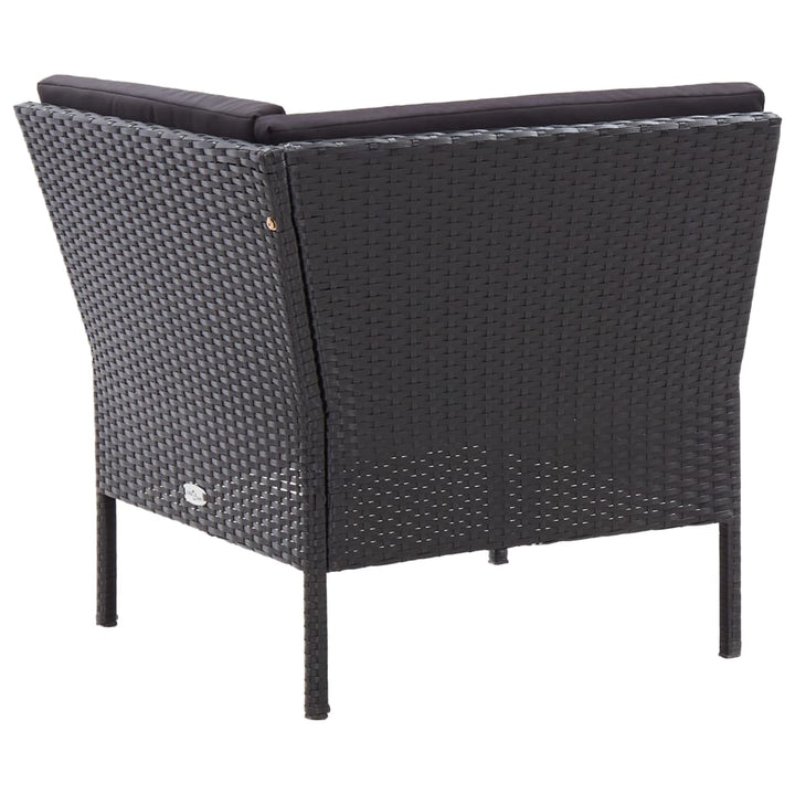 Set Mobilier De Grădină Cu Perne, 8 Piese, , Poliratan