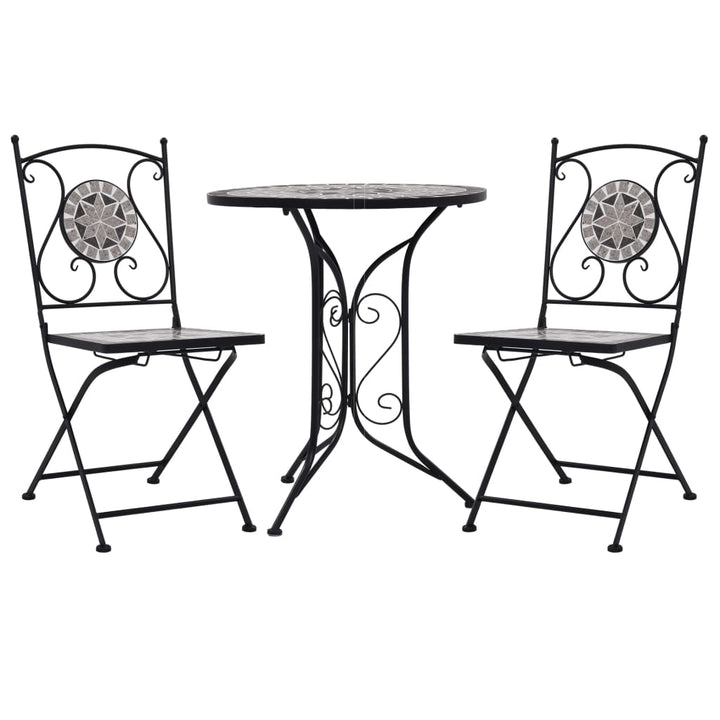Set Bistro Mozaic, 3 Piese, /Gri, Placă Ceramică