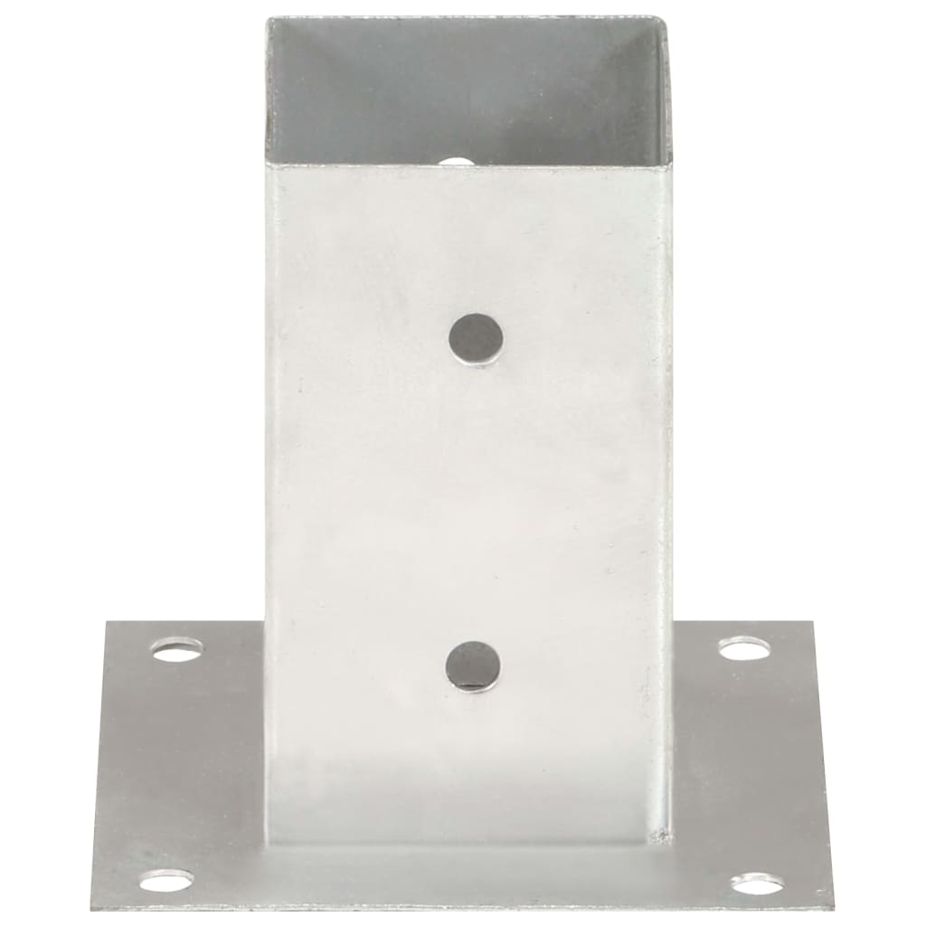 Suporți Stâlp, 4 Buc., Metal Galvanizat,