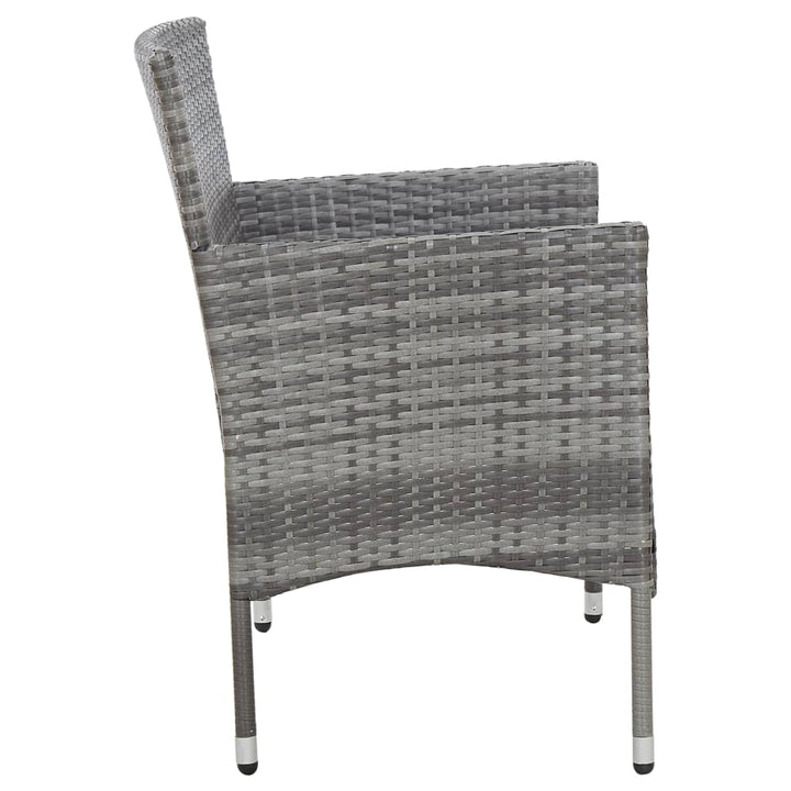 Set Mobilier De Grădină Cu Perne, 4 Piese, , Poliratan