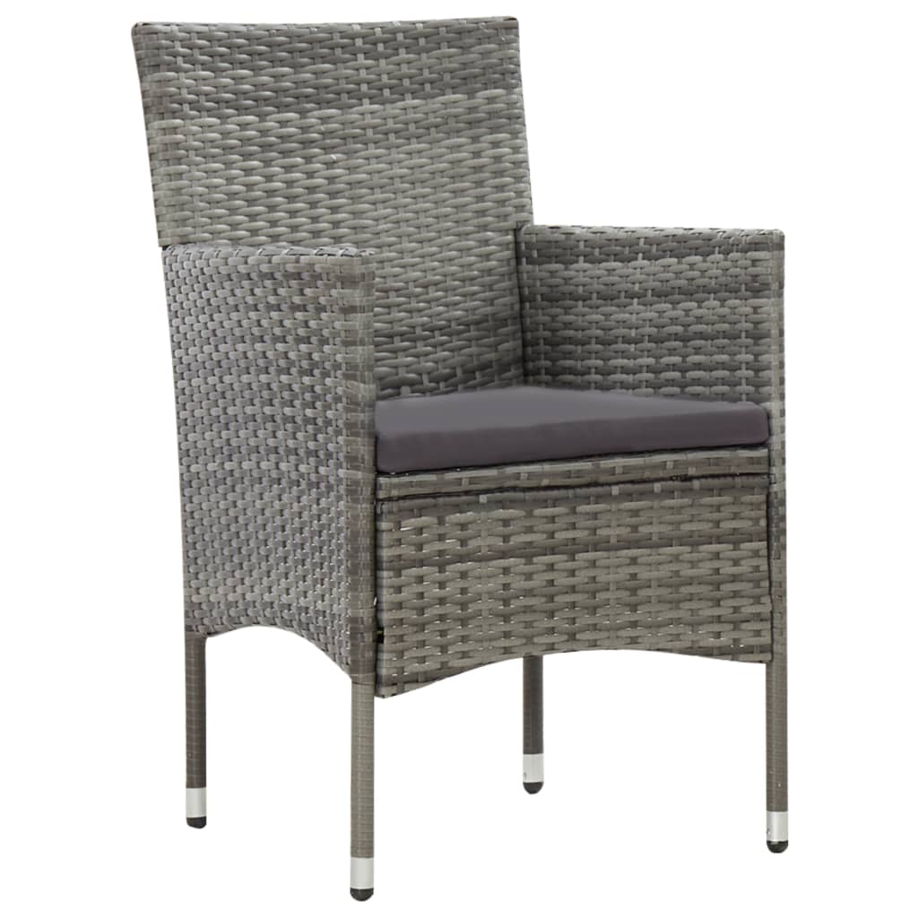 Set Mobilier De Grădină Cu Perne, 4 Piese, , Poliratan