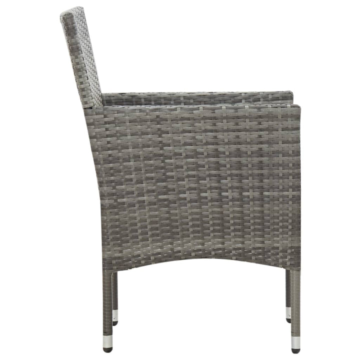 Set Mobilier De Grădină Cu Perne, 4 Piese, , Poliratan