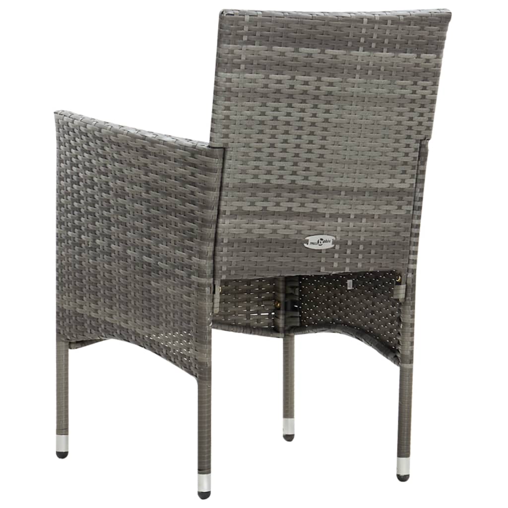 Set Mobilier De Grădină Cu Perne, 4 Piese, , Poliratan