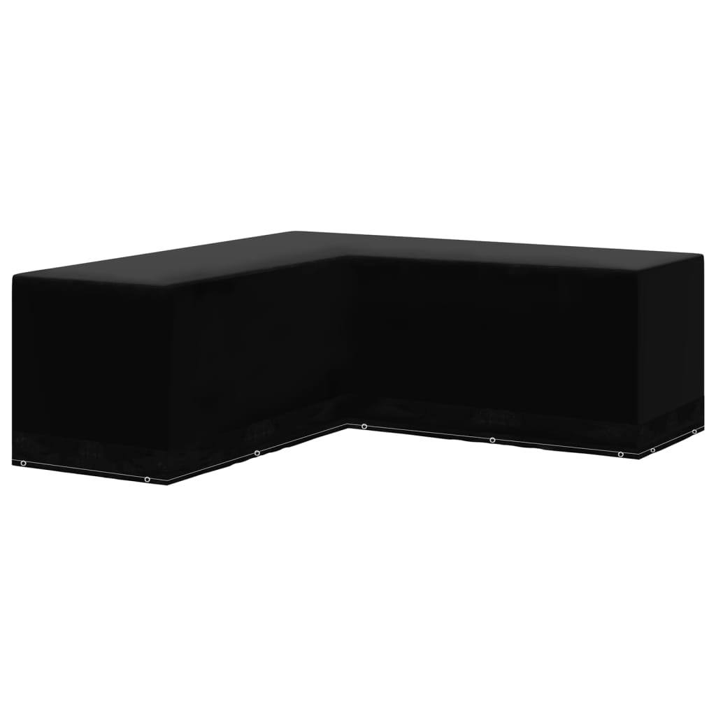 Husă Mobilier De Grădină Formă În L, 20 Ocheți,