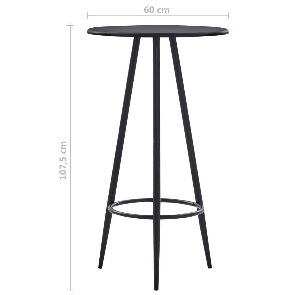 Set Mobilier De Bar, 3 Piese, , Plastic