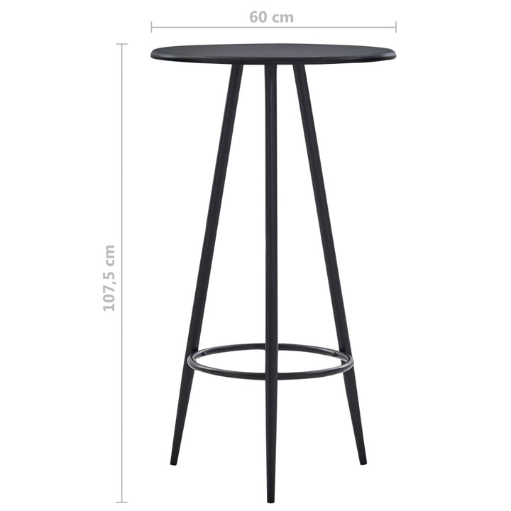 Set Mobilier De Bar, 3 Piese, , Plastic