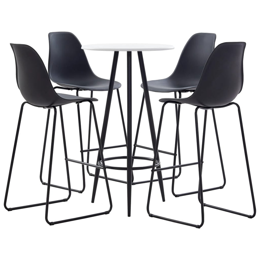 Set Mobilier De Bar, 5 Piese, , Plastic