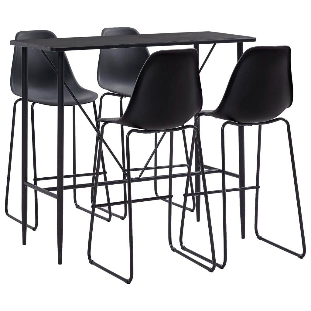 Set Mobilier De Bar, 5 Piese, , Plastic