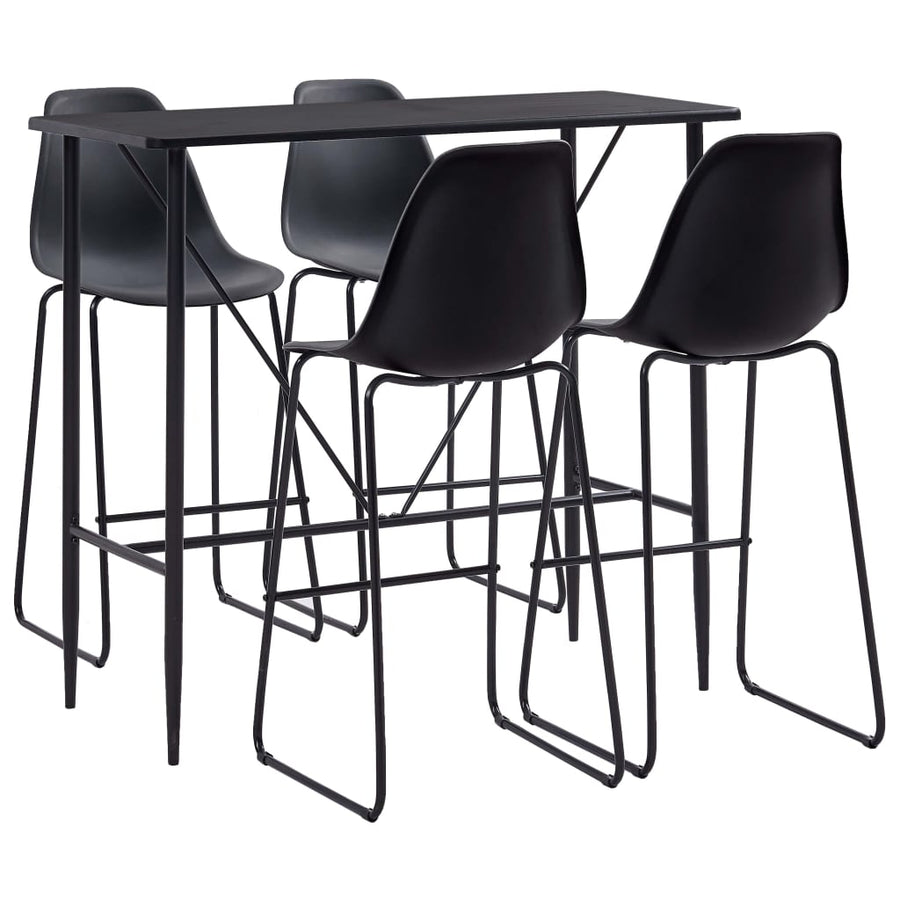 Set Mobilier De Bar, 5 Piese, , Plastic