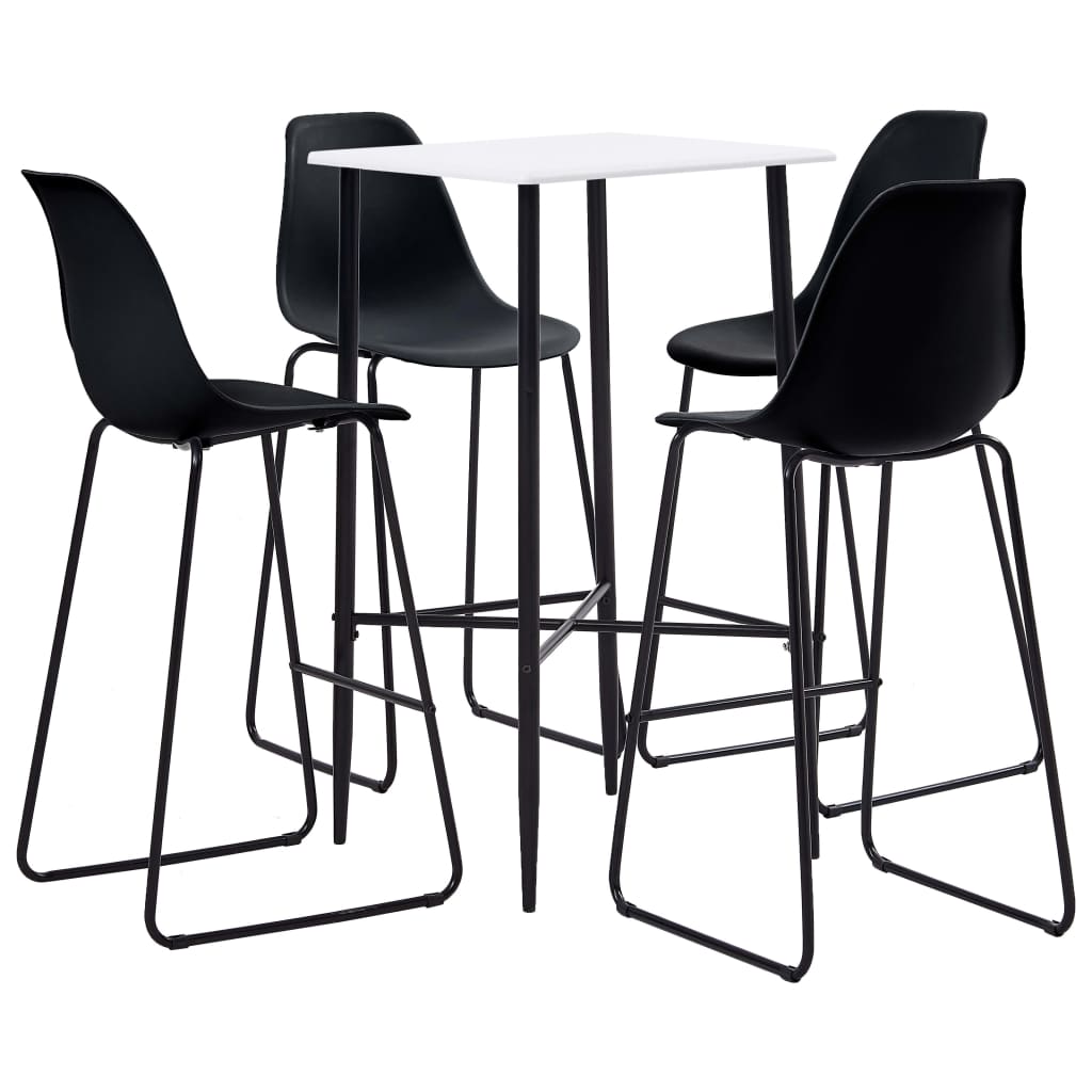 Set Mobilier De Bar, 5 Piese, , Plastic