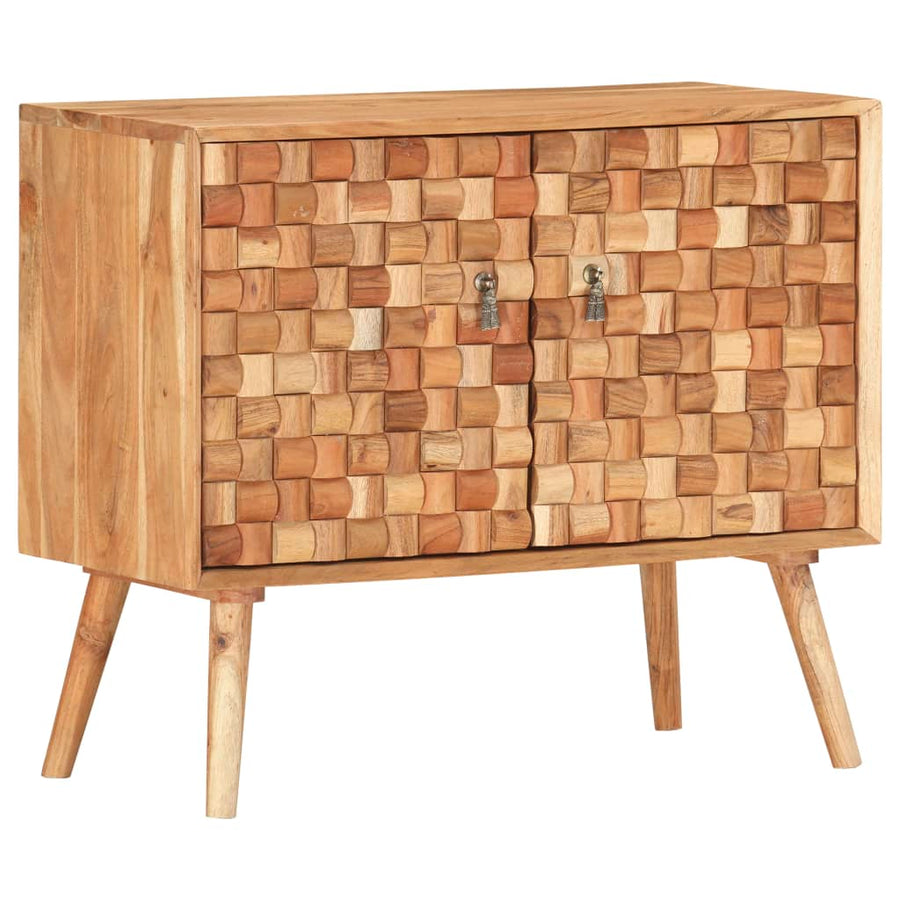 Servantă, 75 X 35 X 65 Cm, Lemn Masiv De Acacia