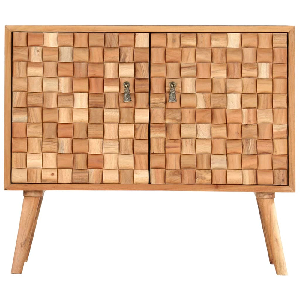 Servantă, 75 X 35 X 65 Cm, Lemn Masiv De Acacia