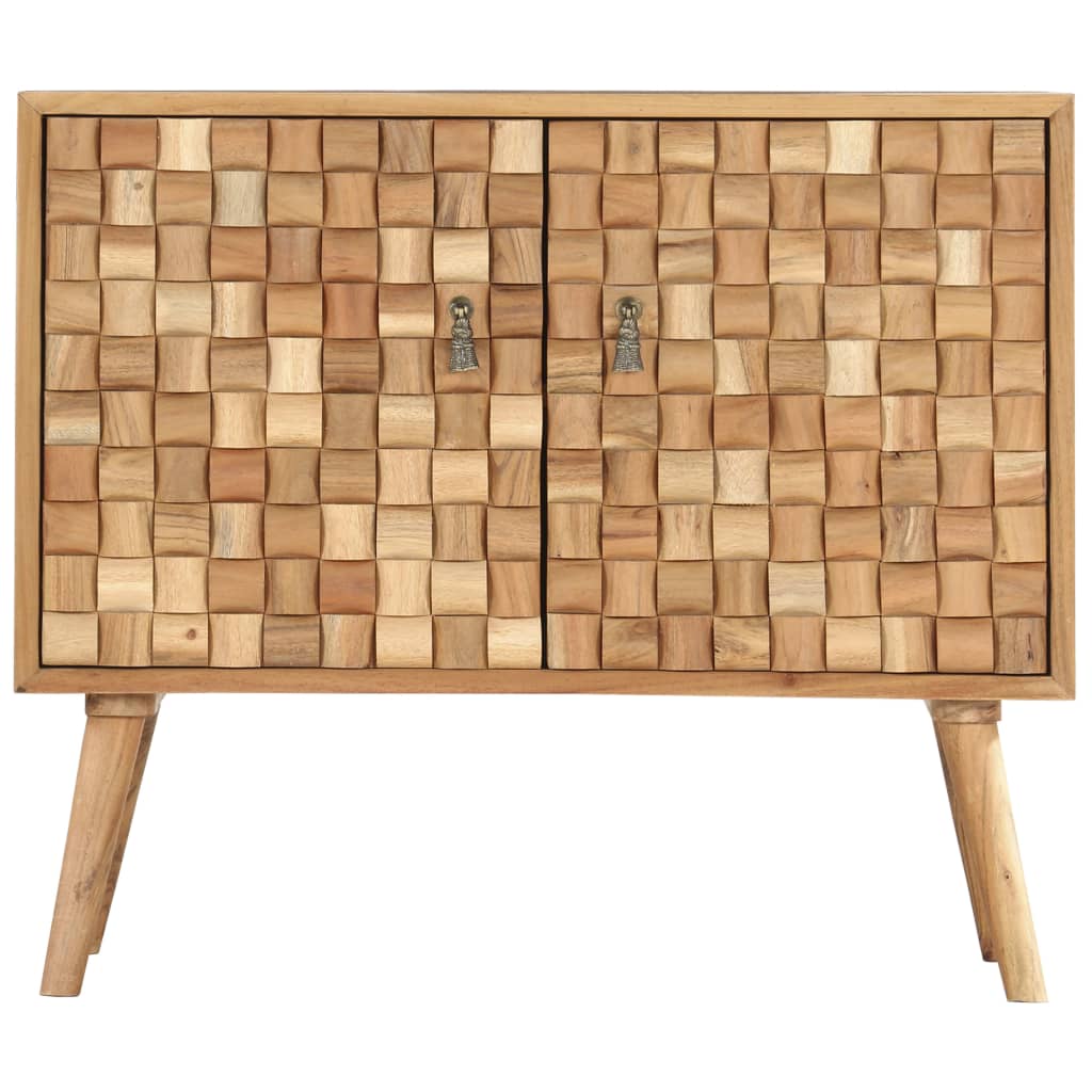 Servantă, 75 X 35 X 65 Cm, Lemn Masiv De Acacia