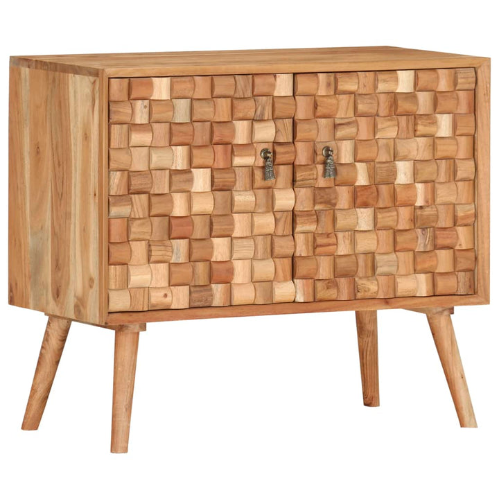 Servantă, 75 X 35 X 65 Cm, Lemn Masiv De Acacia